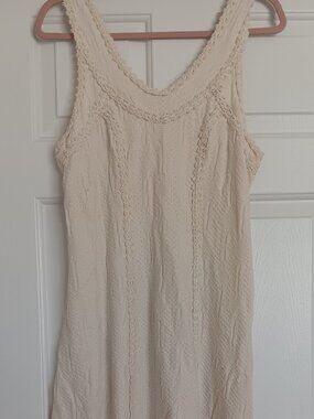 LATIN'S HAND knit dress, 100% cotton